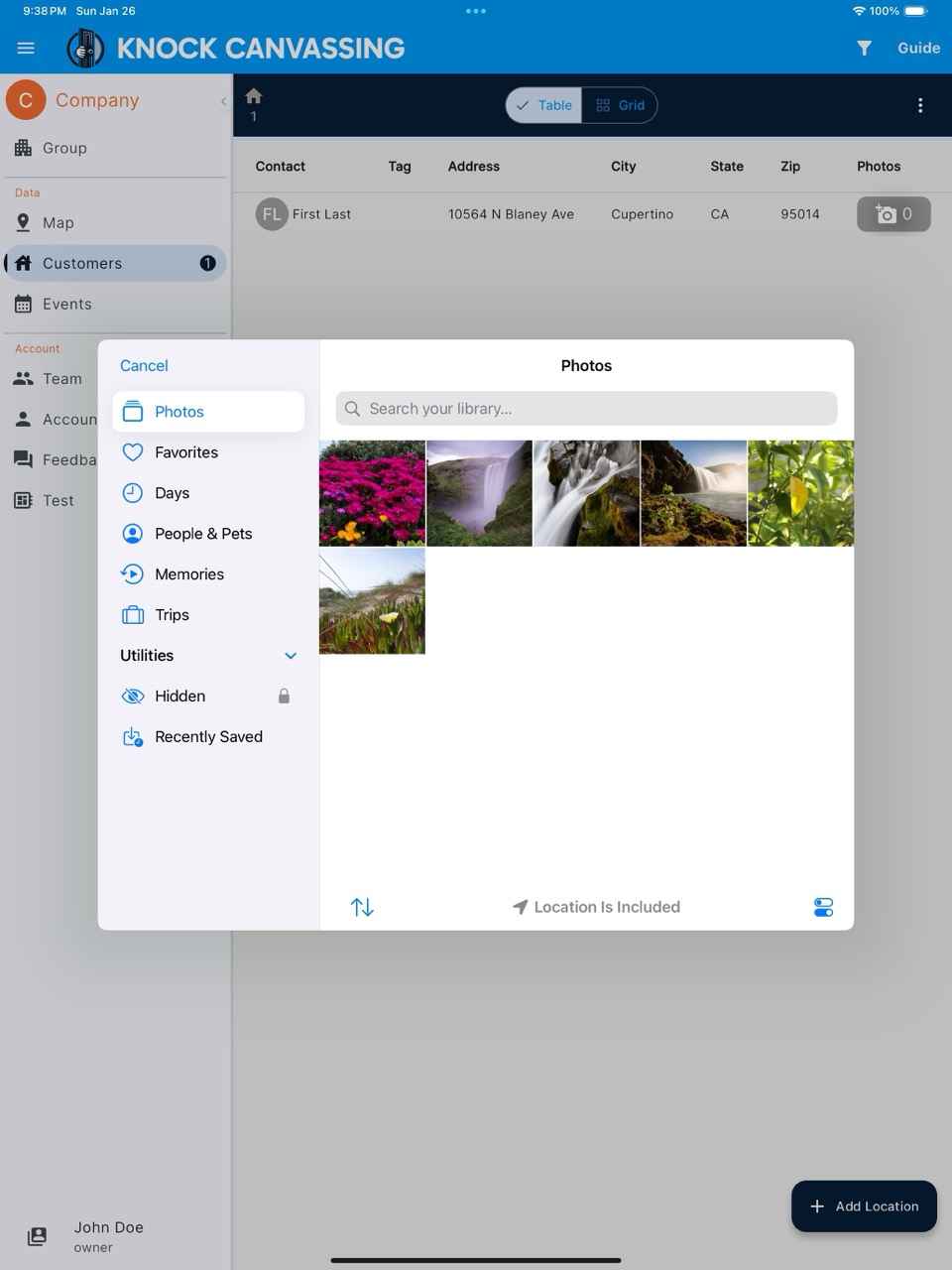 Document Management Screenshot